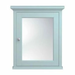 Old London Traditional Mirror Cabinet (650mm Wide - Duck Egg Blue) -Old London Shop DAF704 d1 460