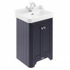 Old London 600mm Cabinet & Basin - Twilight Blue