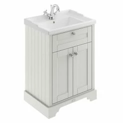 Old London 600mm 2-Door Cabinet & Basin - Timeless Sand
