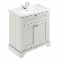 Old London 800mm 2-Door Cabinet & Basin - Timeless Sand