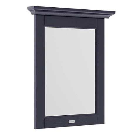 Old London 600mm Flat Mirror - Twilight Blue - LON313 1 Old London 600mm Flat Mirror - Twilight Blue - LON313
