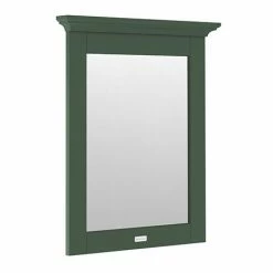 Old London 600mm Flat Mirror - Hunter Green - LON813