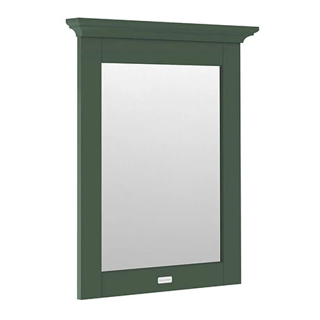 Old London 600mm Flat Mirror - Hunter Green - LON813 1 Old London 600mm Flat Mirror - Hunter Green - LON813