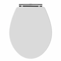 Old London White Wooden Soft Close Seat For Richmond Toilets - NLS199