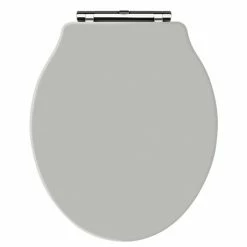 Old London - Stone Grey Soft Close Toilet Seat (For Chancery Toilets) - NLS498
