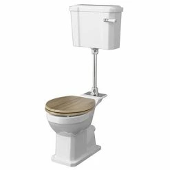 Old London Richmond Comfort Height Mid-Level Traditional Toilet + Soft Close Seat