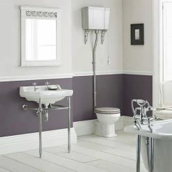 Old London Richmond High Level Traditional Toilet + Soft Close Seat -Old London Shop OL HL 4 460