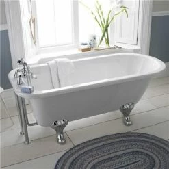Old London - Barnsbury 1690 X 750 Single Ended Freestanding Bath With Chrome Leg Set 8 Old London - Barnsbury 1690 X 750 Single Ended Freestanding Bath With Chrome Leg Set -Old London Shop Old London Barnsbury 1690 x 750 Single Ended Freestanding Bath with Chrome Leg Set d2 375