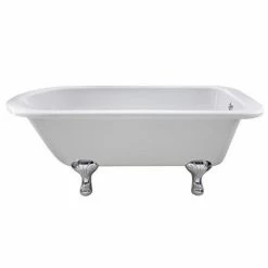 Old London - Barnsbury 1690 X 750 Single Ended Freestanding Bath With Chrome Leg Set