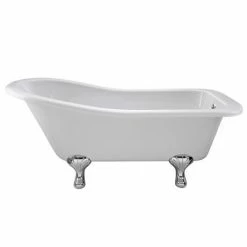 Old London - Brockley 1690 X 730 Slipper Freestanding Bath With Chrome Leg Set
