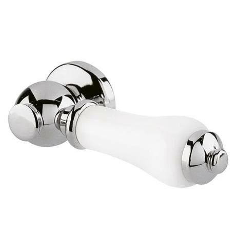 Old London Chrome Ceramic WC Lever - LDA001 1 Old London Chrome Ceramic WC Lever - LDA001