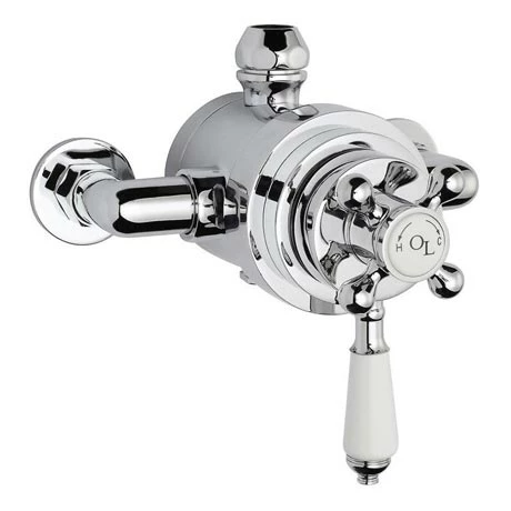 Old London - Chrome Traditional Dual Exposed Valve - LDNV14 1 Old London - Chrome Traditional Dual Exposed Valve - LDNV14