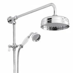 Old London Shop -Old London Shop Old London Chrome Traditional Triple Exposed Valve With Spout LDNV15 d1 375