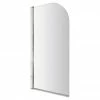 Old London Hinged Straight Curved Top Bath Screen - LDE002