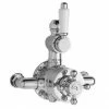 Old London - Chrome Traditional Twin Exposed Valve - LDNV11